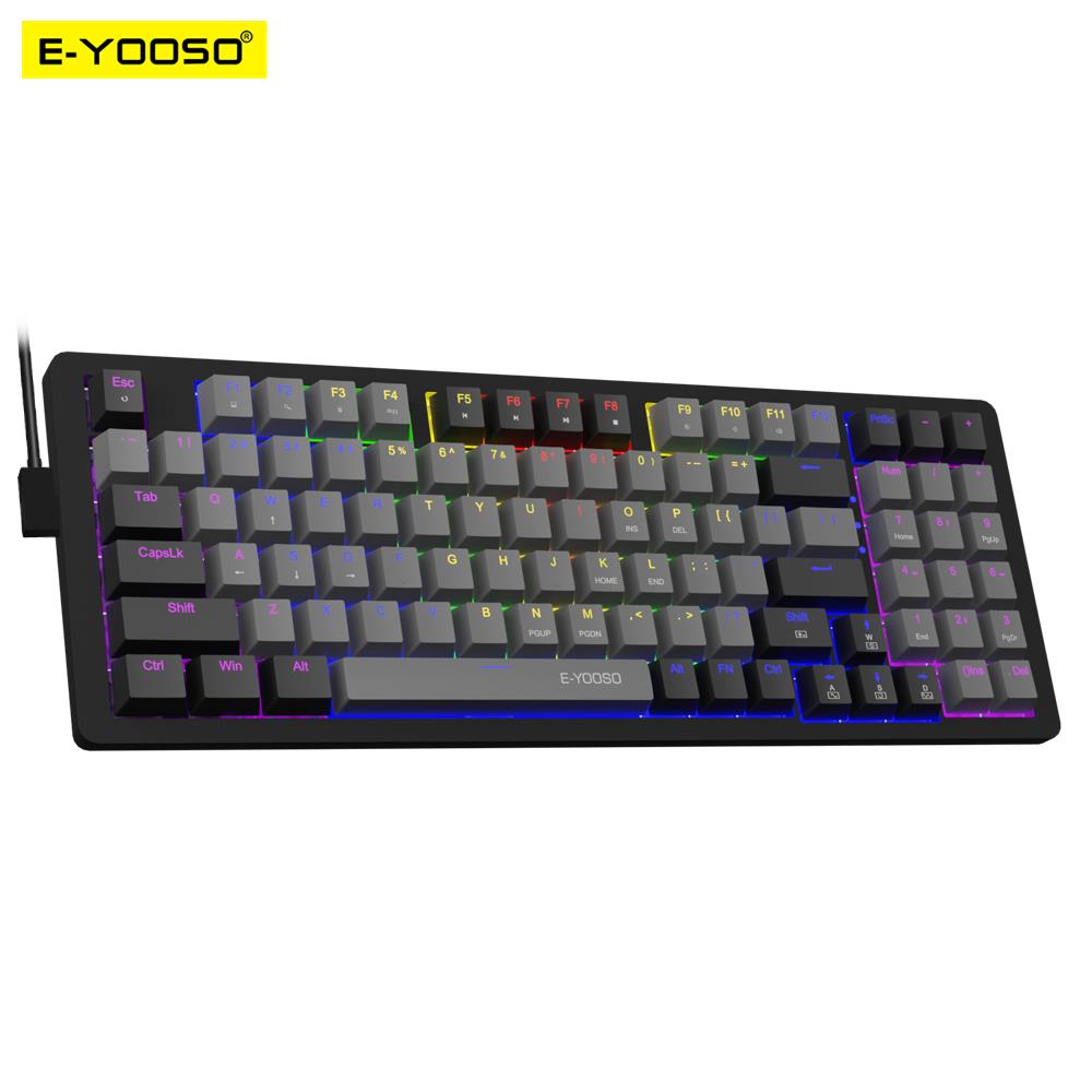 Keyboard Gaming Blue Switch - E-YOOSO Z94 Teclado mecânico para jogos