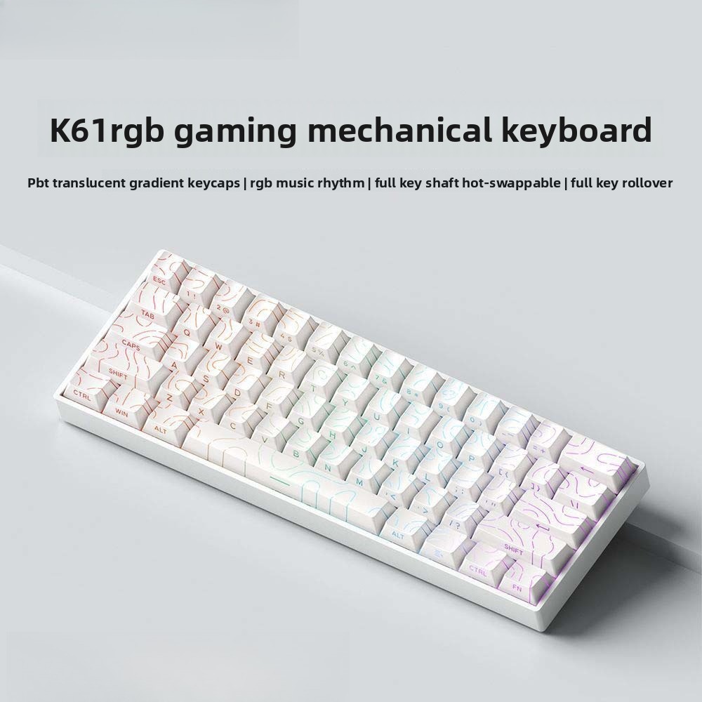 Teclado Mecânico Sem Fio 60% B - Keyboard Gaming Blue Switch avaliação e preço