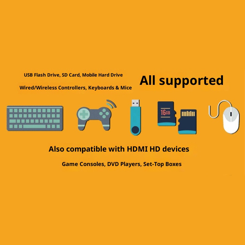 Mini TV Retro para Jogos com T - Gaming Keyboard Mini avaliação e preço