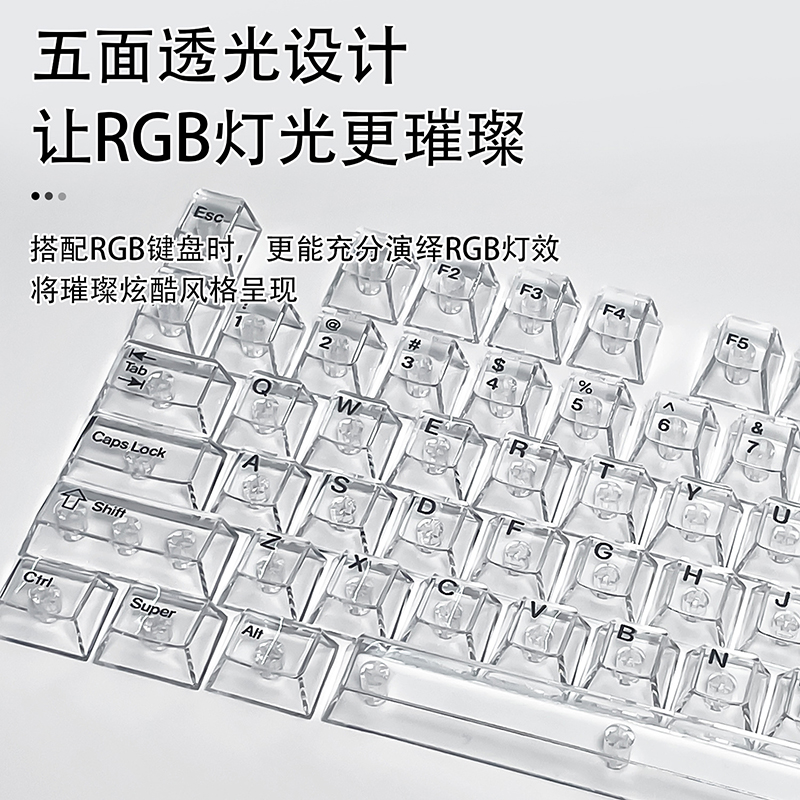 Teclas Transparentes de Crista - Gaming Keyboard No Rgb avaliação e preço